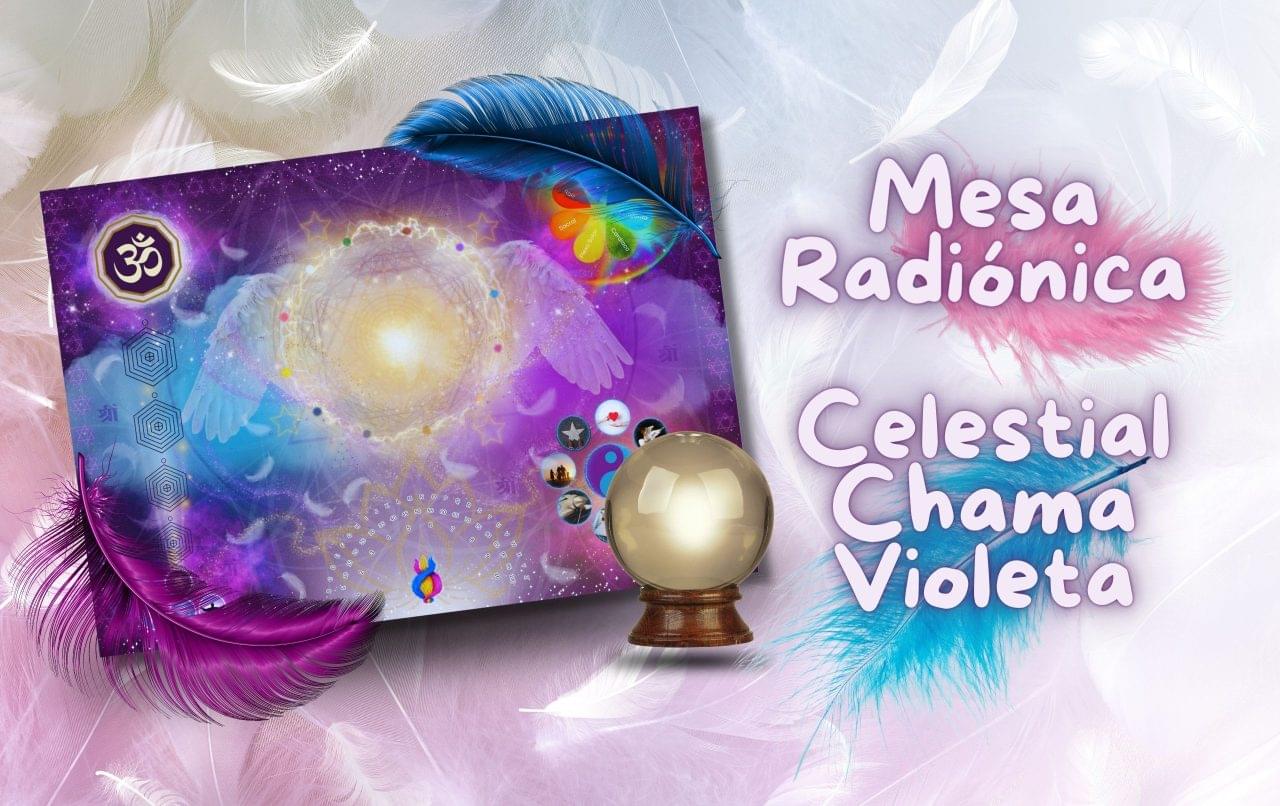 Curso de Mesa Radiónica Celestial da Chama Violeta Formação Online